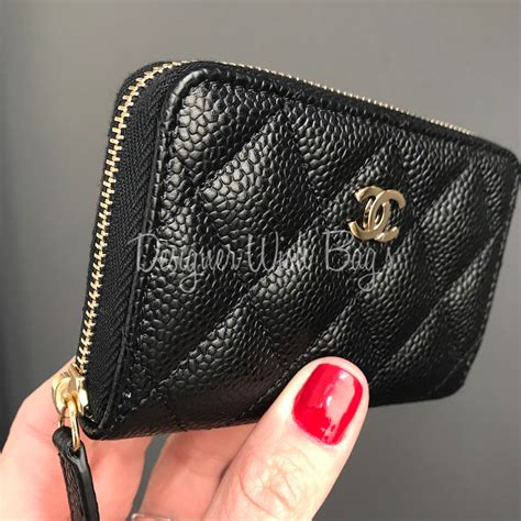 chanel small wallerts|Chanel zipped wallet small.